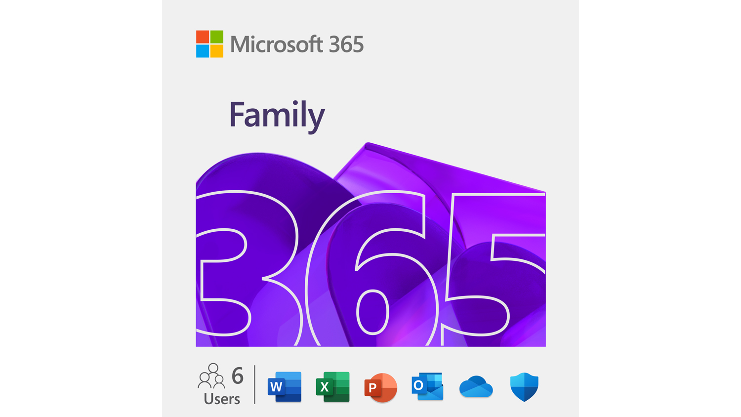 Microsoft 365 Family - 6 Users 12 Months