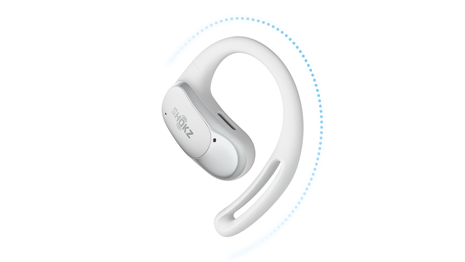Shokz OpenFit Air True Wireless Open Ear Headphones - White