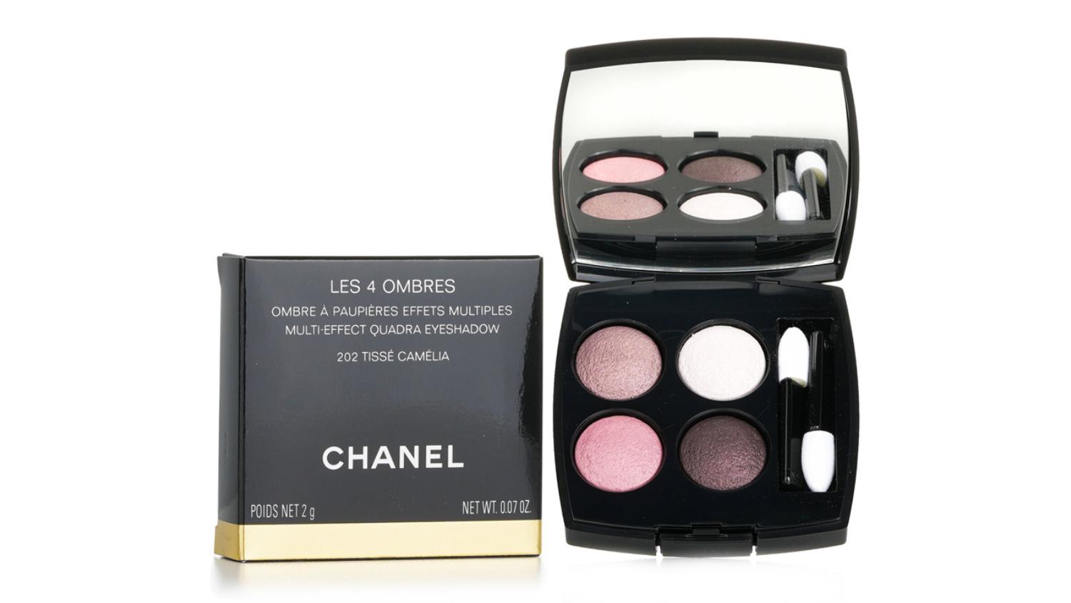 Chanel Les 4 Ombres Quadra Eye Shadow - No. 202 Tisse Camelia - 2g/0.07oz