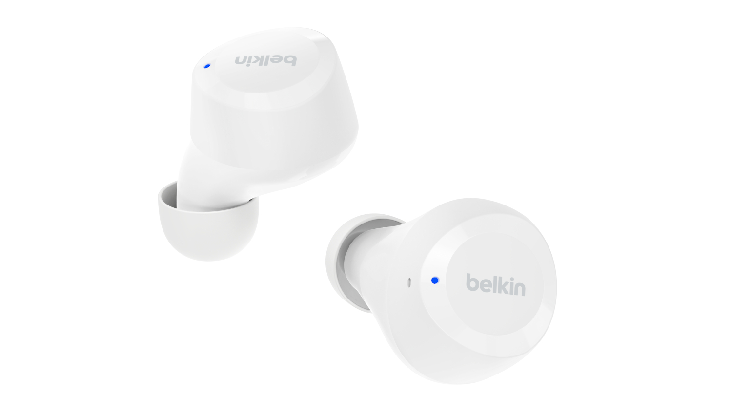 Belkin SoundForm Bolt 2 True Wireless In-Ear Headphones - White (AUC009fqWHV2)