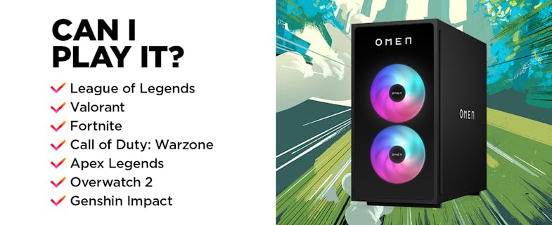HP Omen Gaming Desktop Intel Core i7 32GB-RAM 1TB-SSD 1TB-HDD