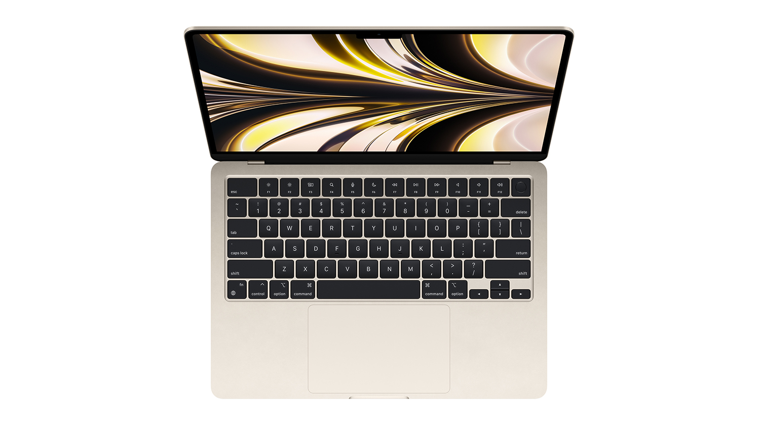 Apple MacBook Air 13" M2 Chip with 8-Core CPU & 8-Core GPU 16GB-RAM 256GB-SSD - Starlight (2024)