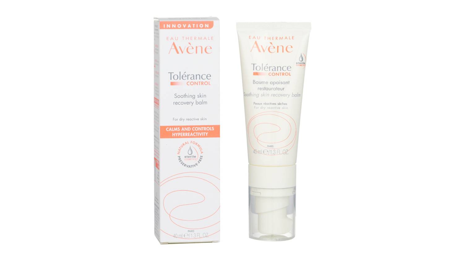 Avene Tolerance CONTROL Soothing Skin Recovery Balm - For Dry Reactive Skin - 40ml/1.3oz
