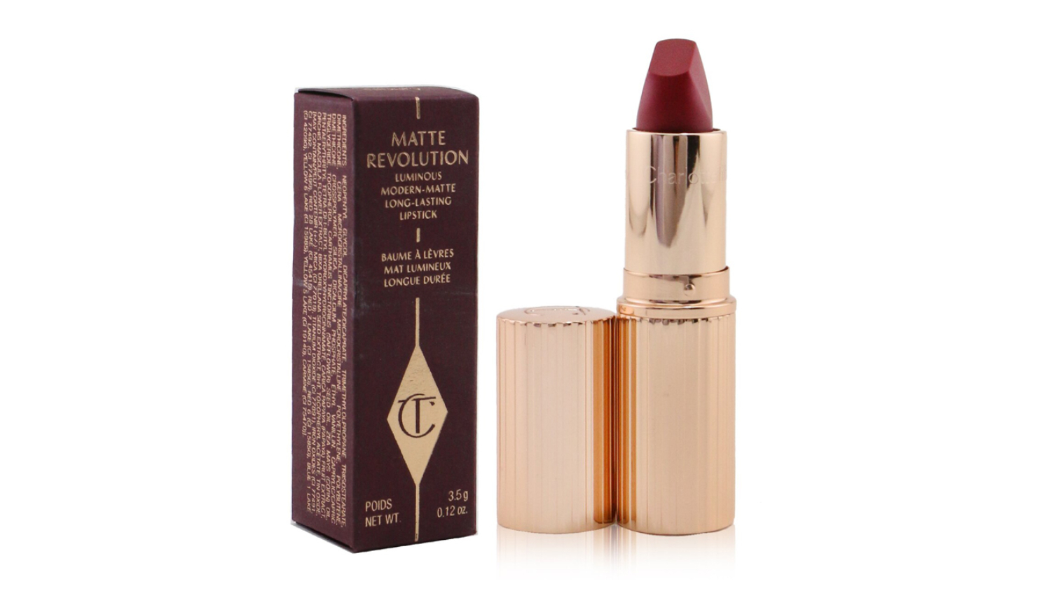 Charlotte Tilbury Matte Revolution - # Red Carpet Red (True Ruby Red) - 3.5g/0.12oz