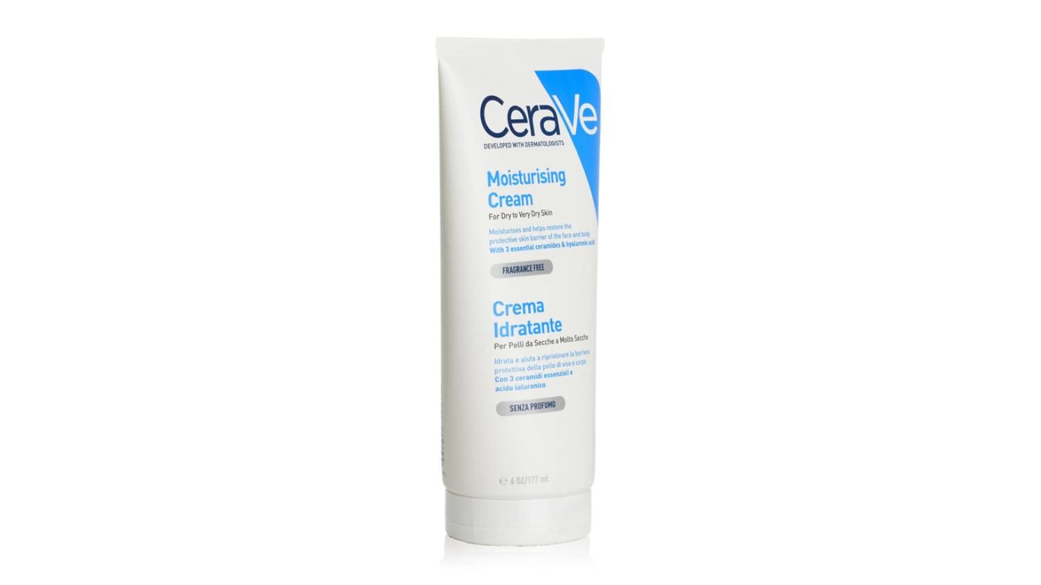 Moisturising Cream For Dry to Very Dry Skin - 177ml/6oz