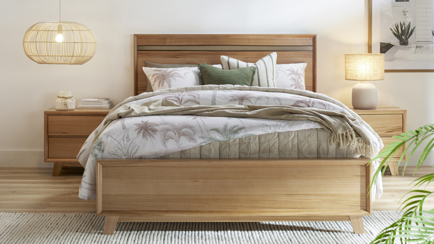 Atoka Queen 4 Piece Tallboy Bedroom Suite