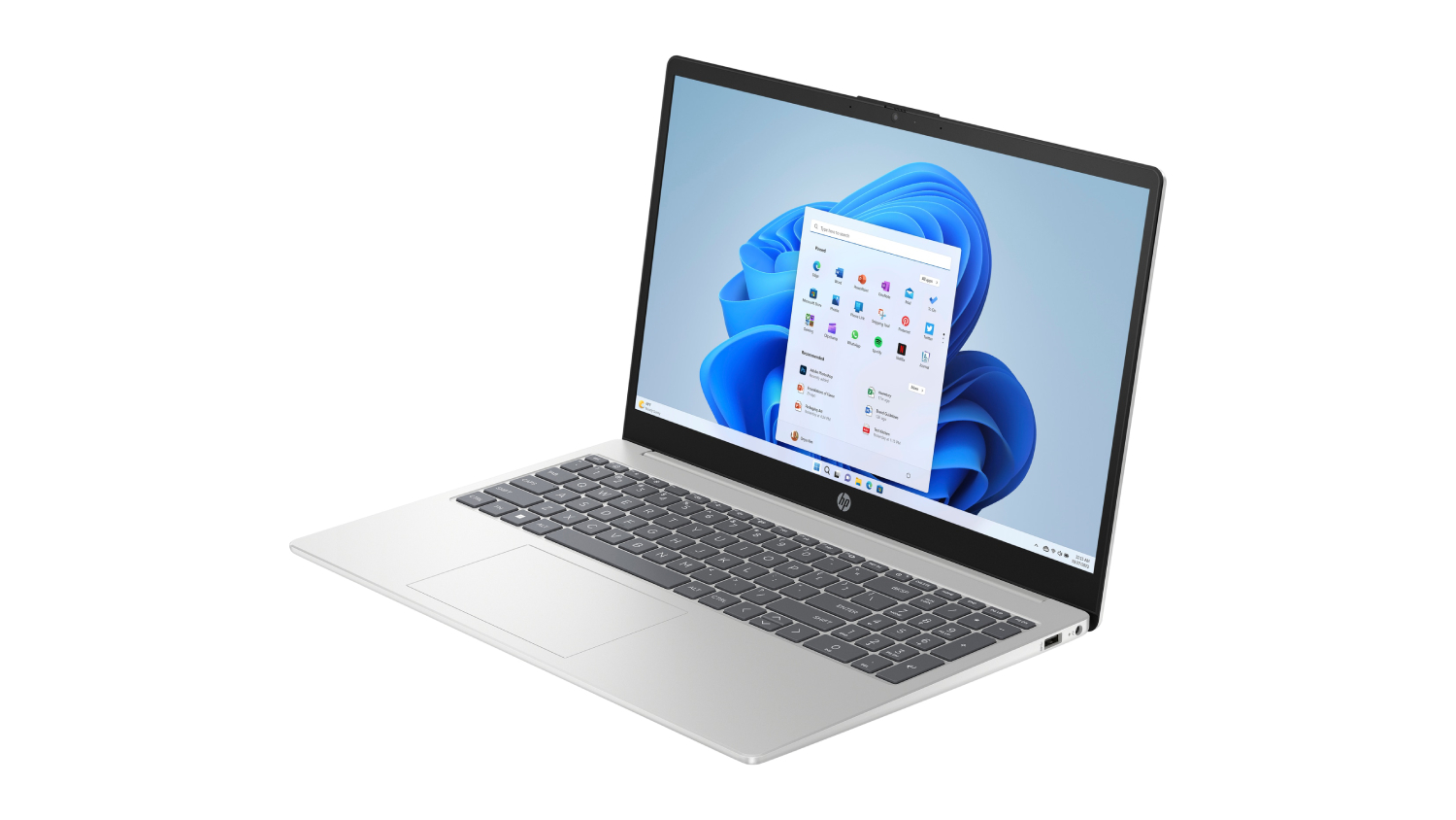 HP 15.6" Laptop - Intel Core i3 8GB-RAM 512GB-SSD - Natural Silver (15-fd0378TU)