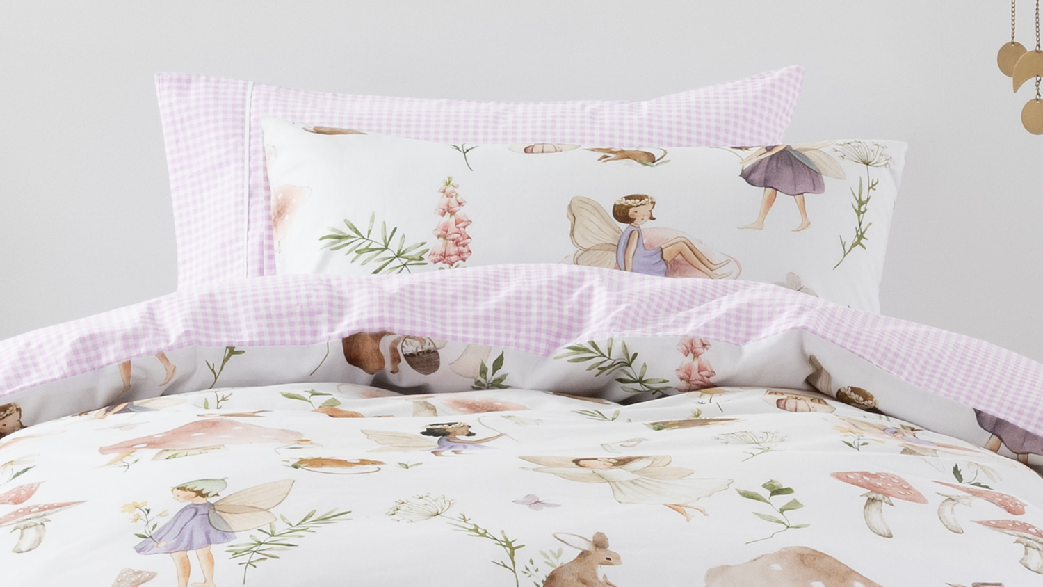 Fairy Grove Duvet Cover Set by Squiggles