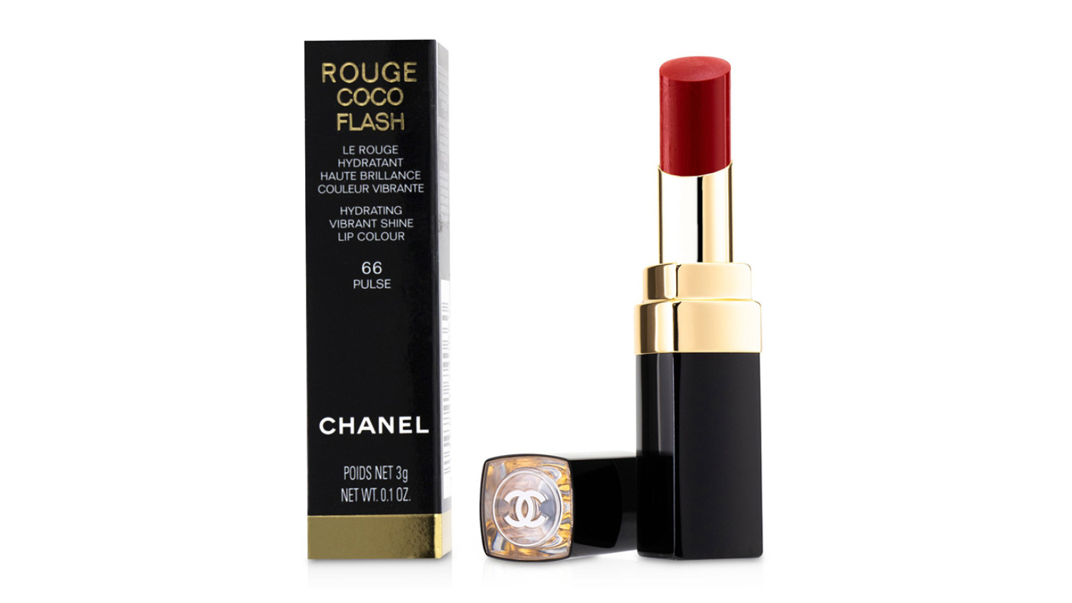 Chanel Rouge Coco Flash Hydrating Vibrant Shine Lip Colour - # 66 Pulse - 3g/0.1oz