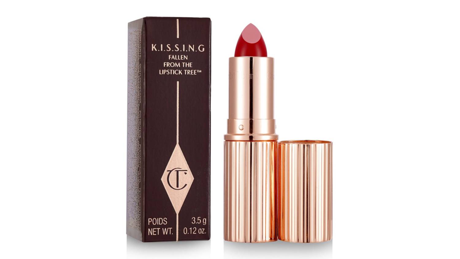 Charlotte Tilbury K.I.S.S.I.N.G Lipstick - # Coral Kiss - 3.5g/0.12oz