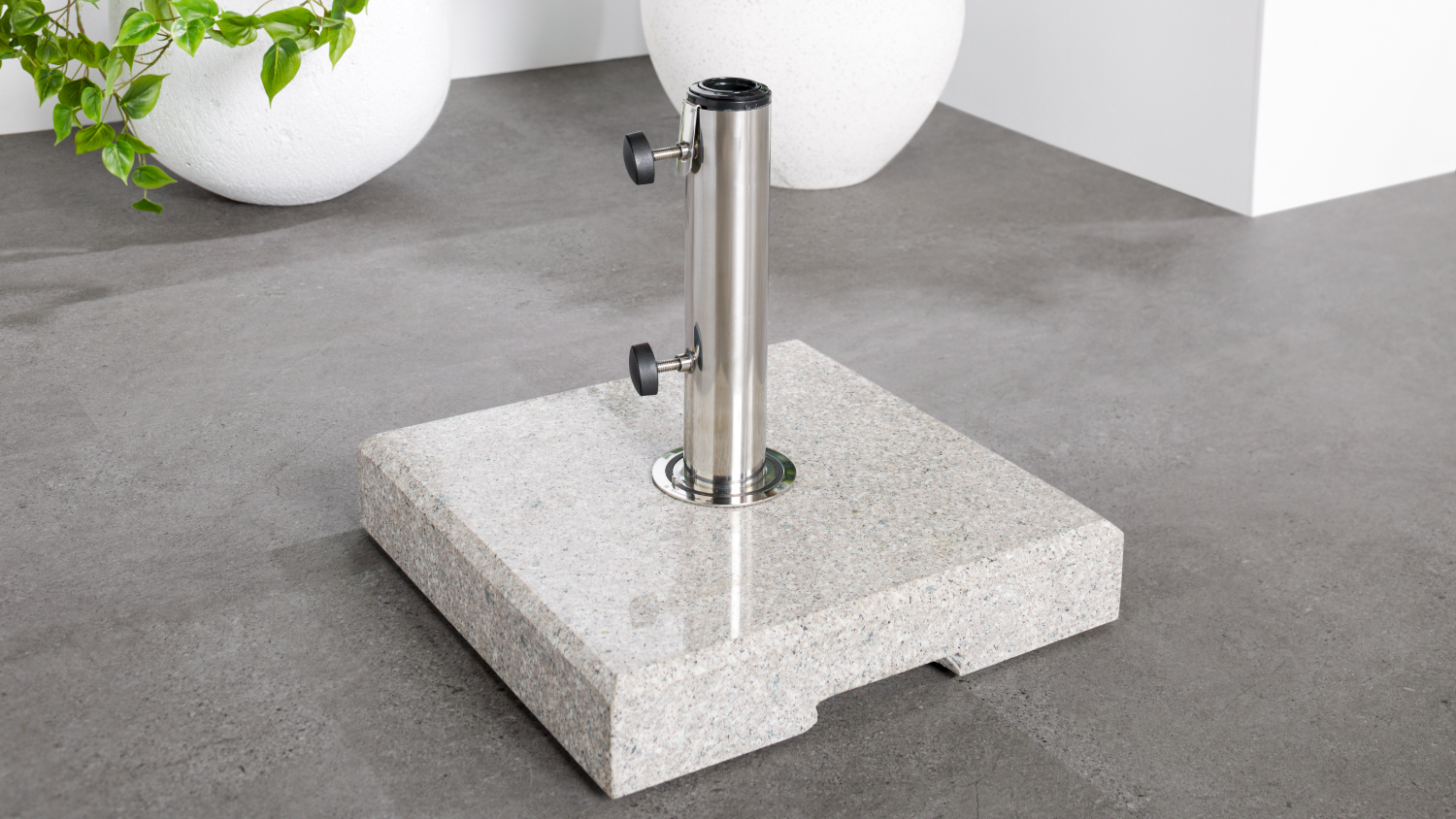 25KG Grey Granite Outdoor Umbrella Base