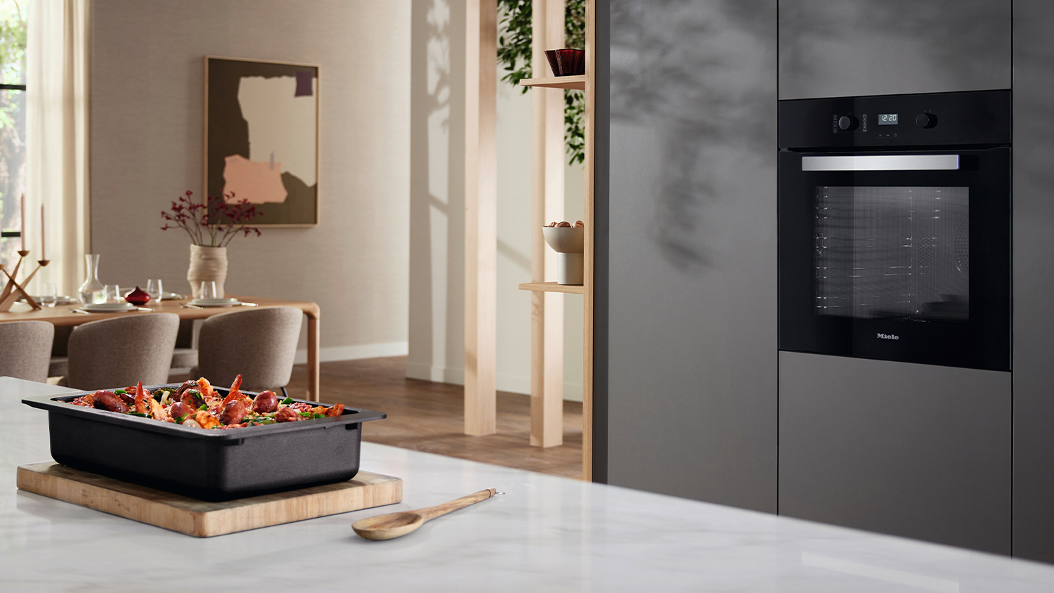 Miele 60cm Built-In Oven with 9 Functions - Obsidian Black (H 2457 BP/12422650)