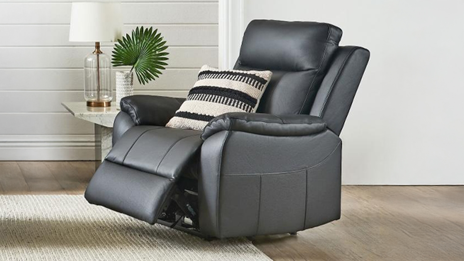 Luximo Leather Electric Recliner Chair