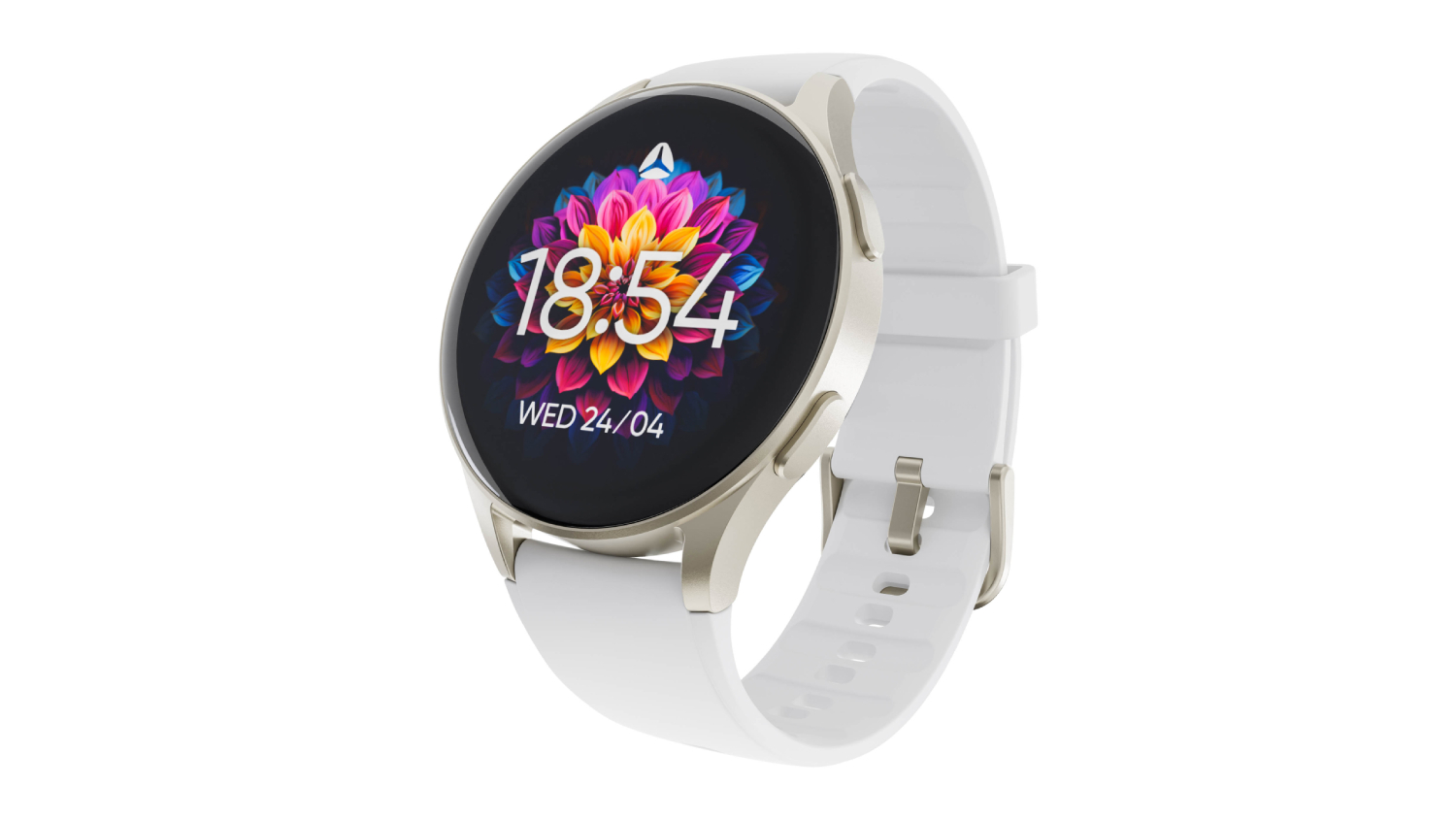 Ryze Gene SmartWatch - Star Grey Case with White/Mint Band (GPS, Bluetooth)