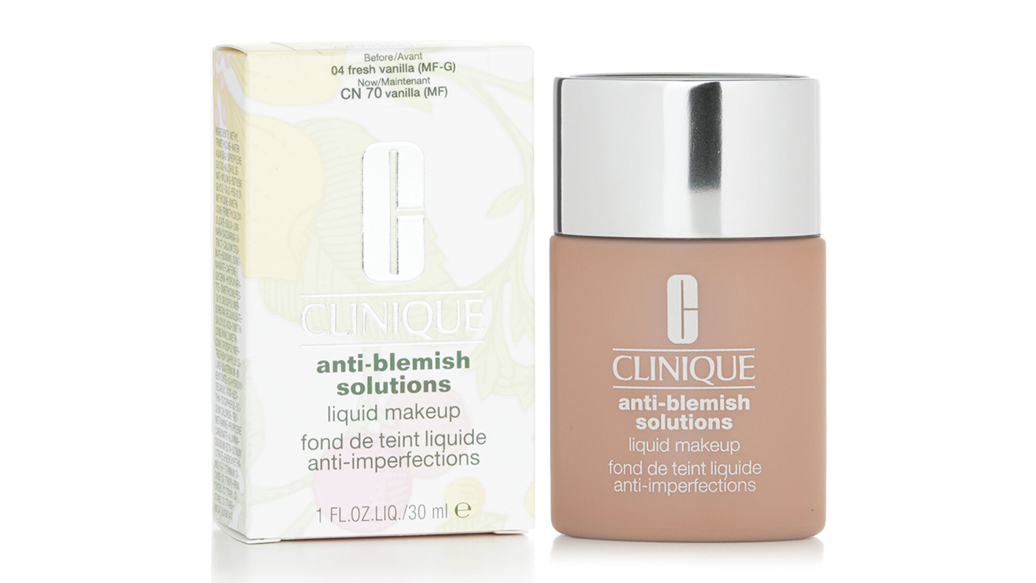 Clinique Anti Blemish Solutions Liquid Makeup - # 04 Fresh Vanilla - 30ml/1oz