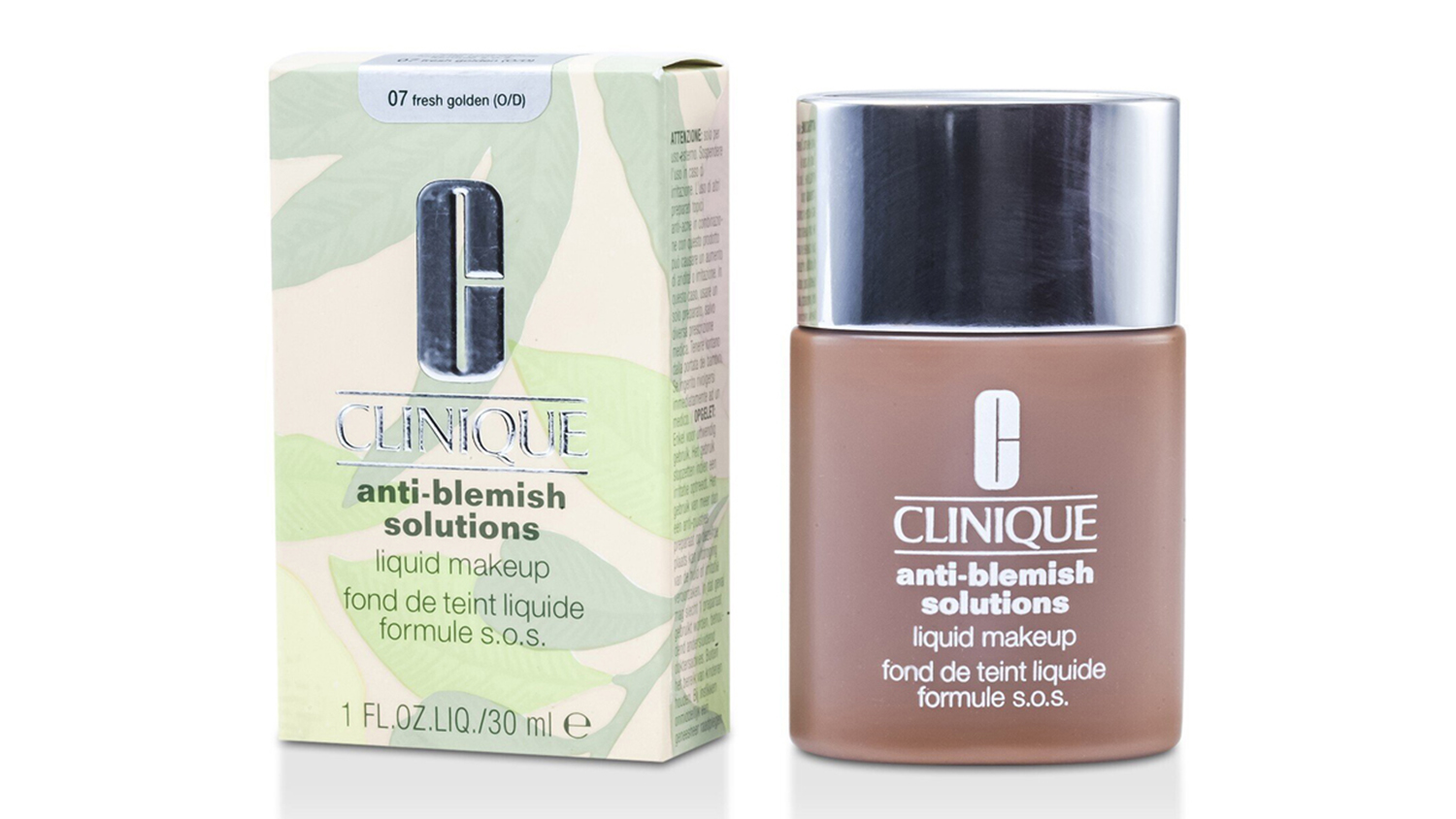 Clinique Anti Blemish Solutions Liquid Makeup - # 07 Fresh Golden - 30ml/1oz