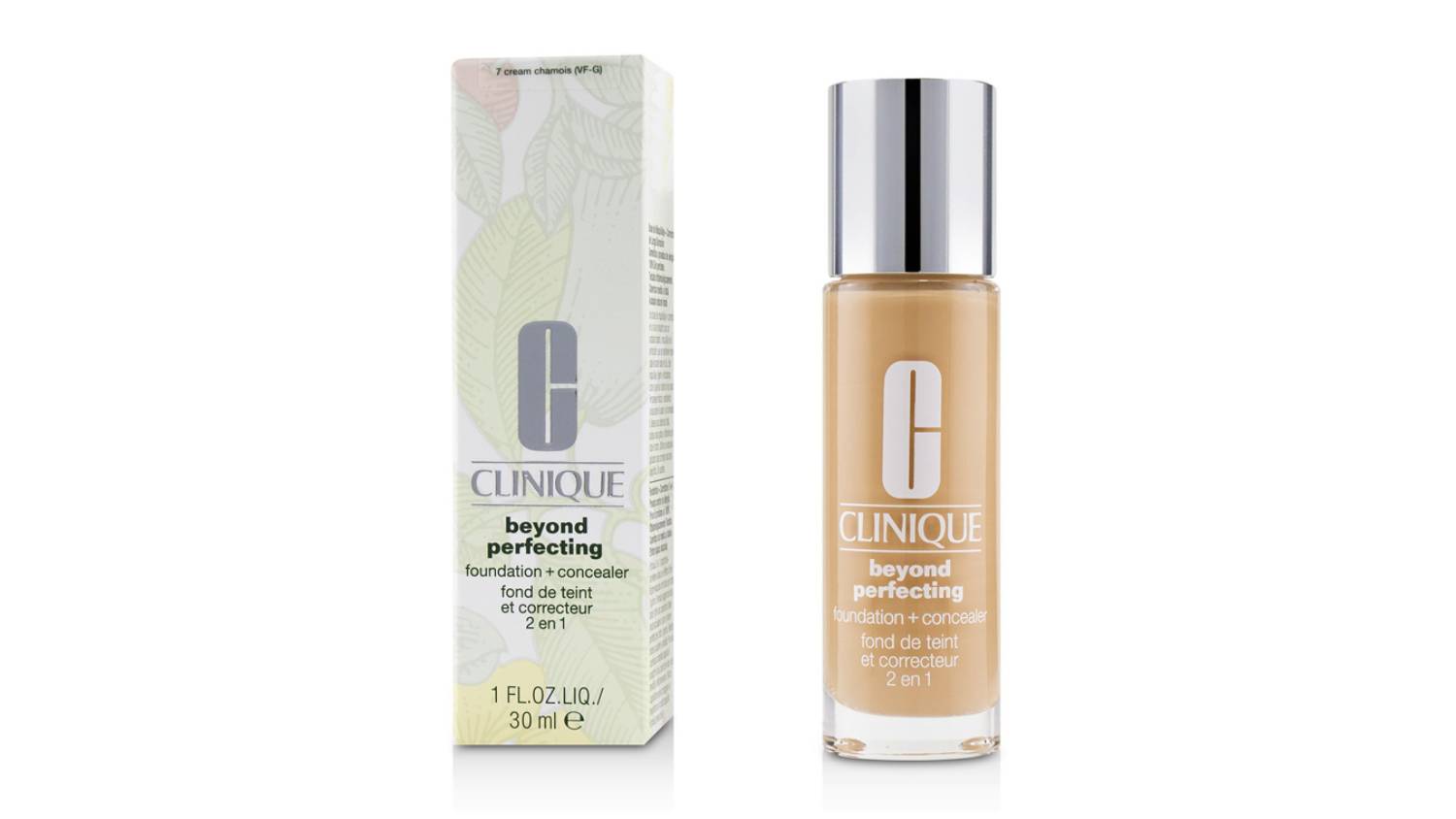 Clinique Beyond Perfecting Foundation and Concealer - # 07 Cream Chamois (VF-G) - 30ml/1oz