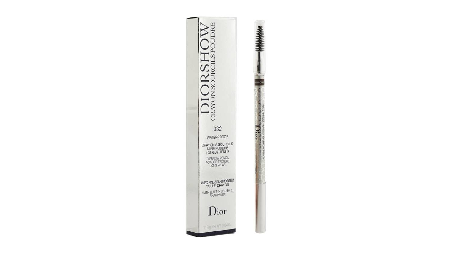 Christian Dior Diorshow Waterproof Crayon Sourcils Poudre - # 032 Dark Brown - 1.19g/0.04oz