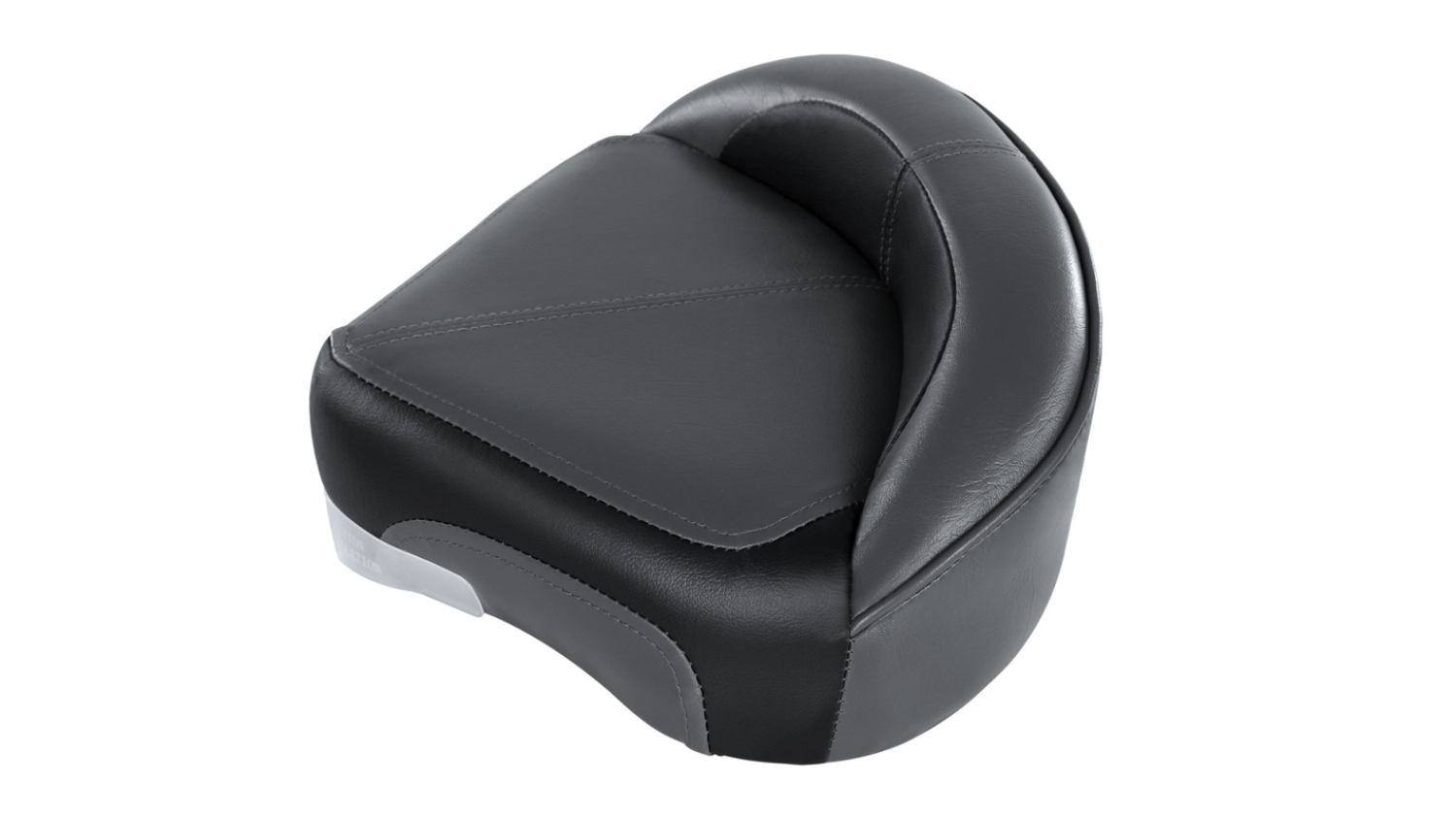 Seamanship UV-Resistant Leaner Boat Seat and Base Set - Black/Grey