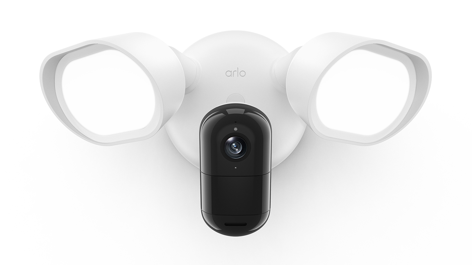 Arlo Floodlight 2K Outdoor Wired Security Camera with Wi-Fi Connectivity - 1 Pack (White)