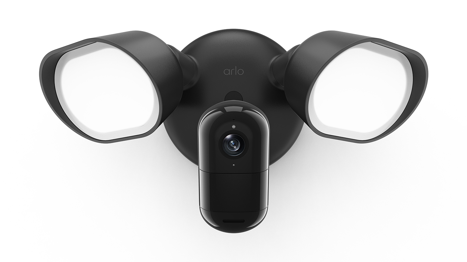 Arlo Floodlight 2K Outdoor Wired Security Camera with Wi-Fi Connectivity - 1 Pack (Black)