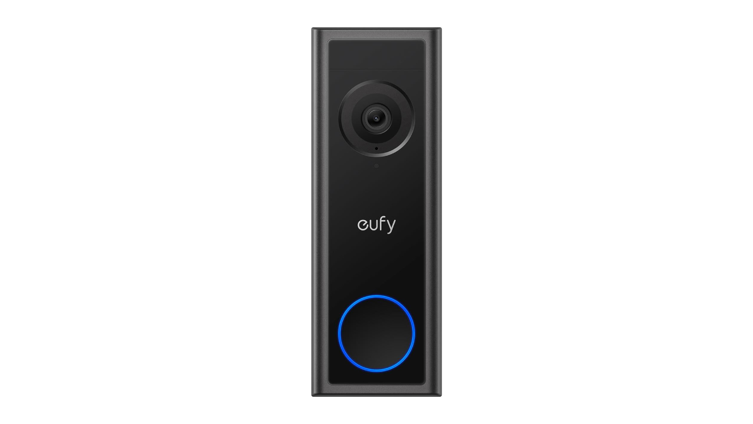 Eufy C33 Video Doorbell - Black (2K, Night Vision, Motion Detection, Two-Way Audio)