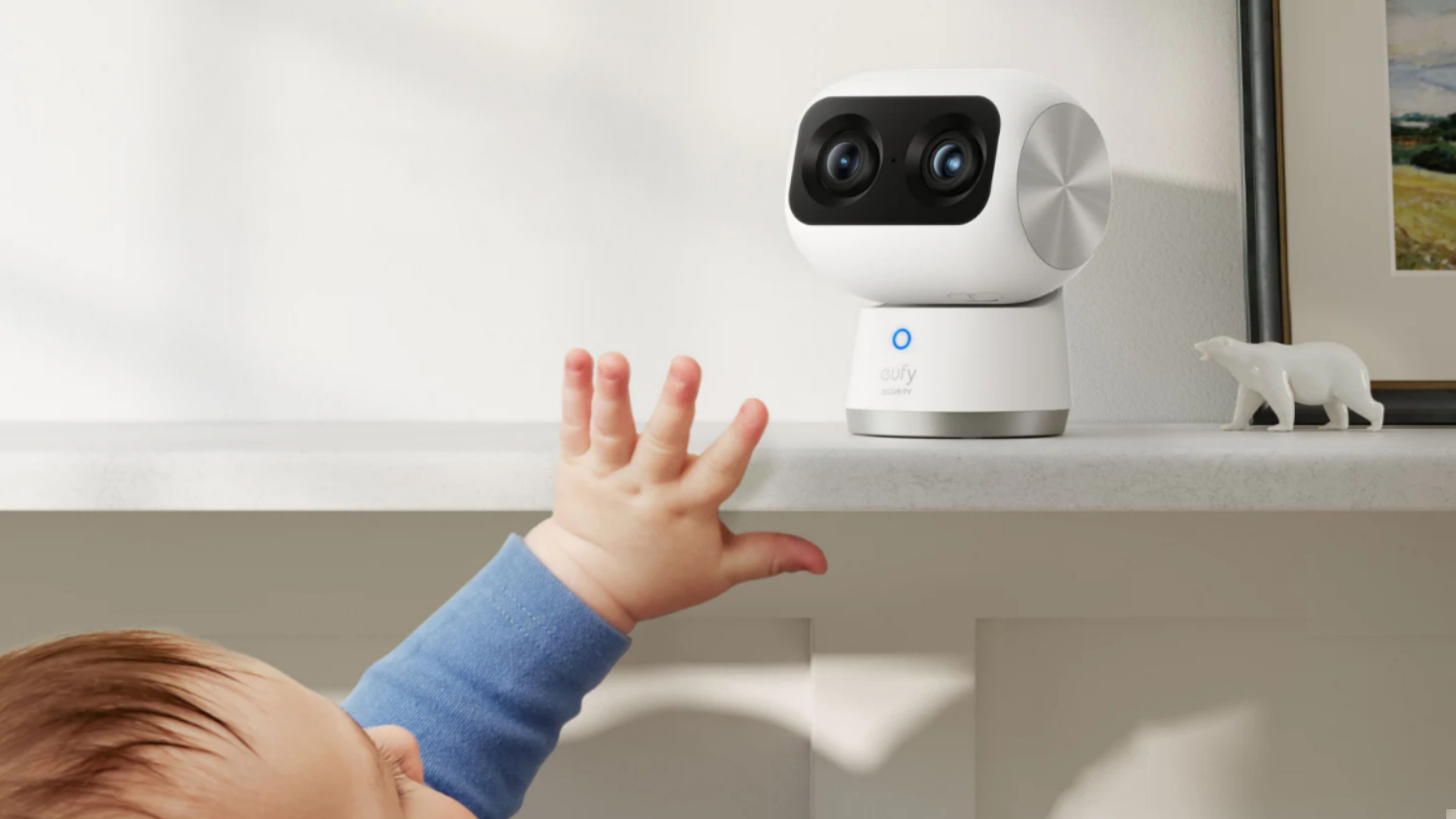 Eufy S350 4K Indoor Wired Smart Security Camera - 1 Pack (White)