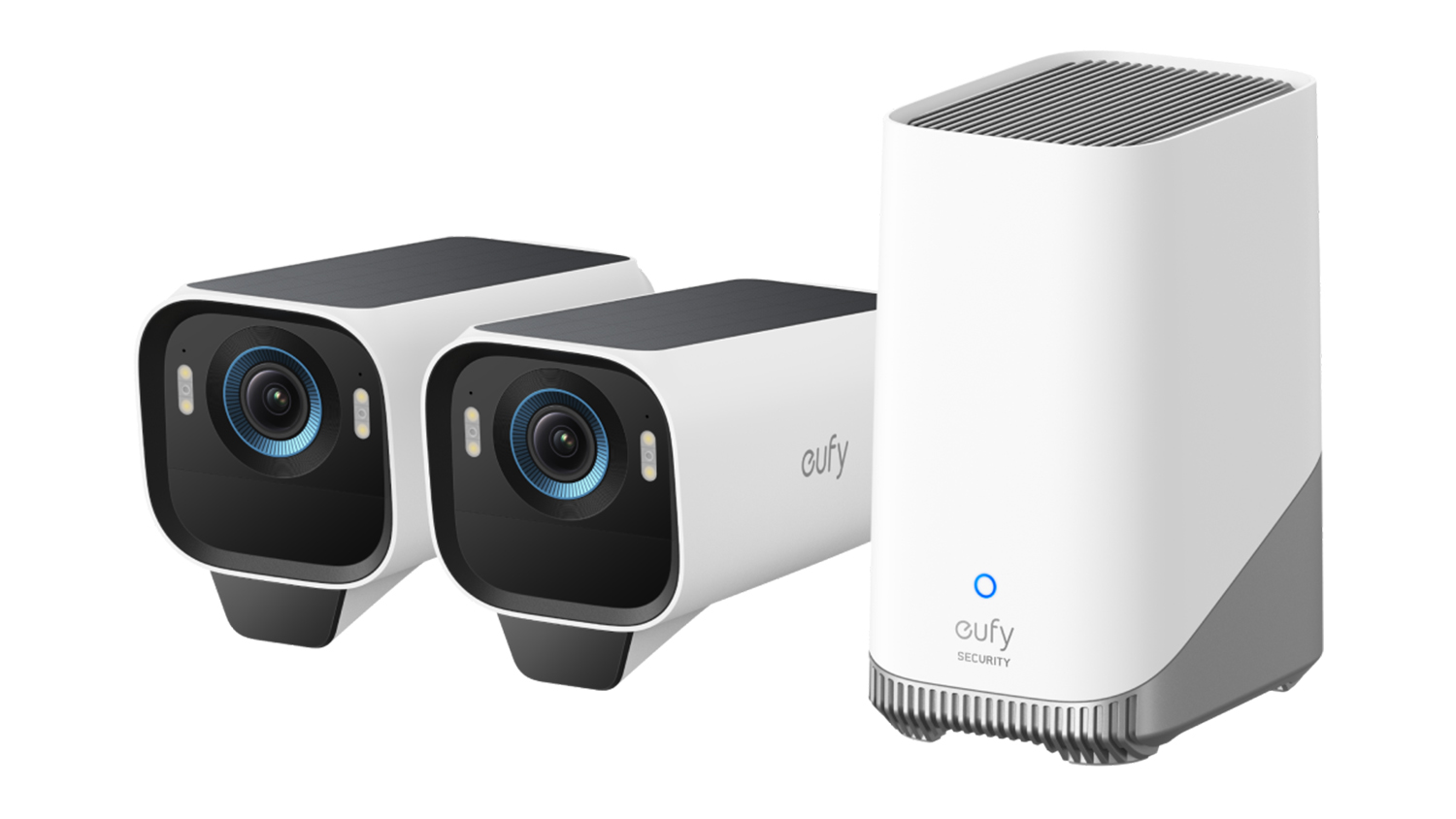 Eufy Cam S3 Pro 4K Outdoor Wireless Smart Security Camera - 2 Pack (White)