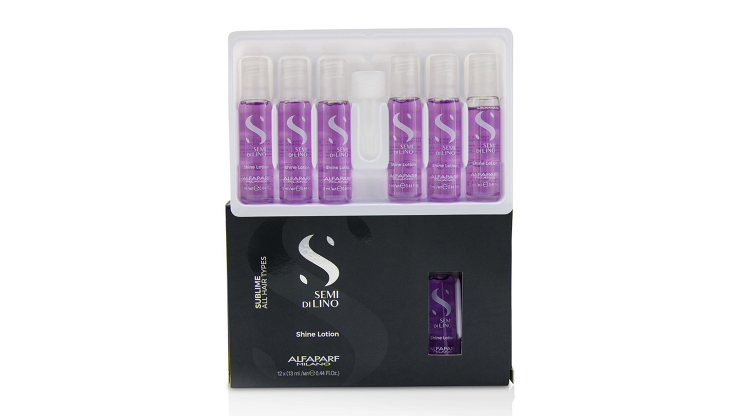 Semi Di Lino Sublime Shine Lotion (All Hair Types) - 12x13ml/0.44oz