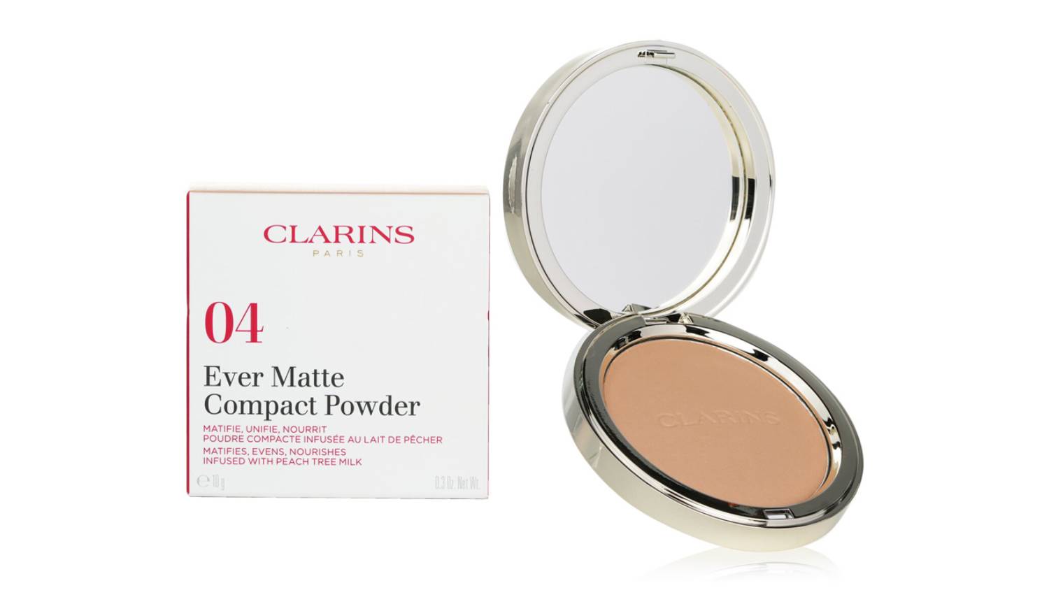 Clarins Ever Matte Compact Powder - # 04 Medium - 10g/0.3oz