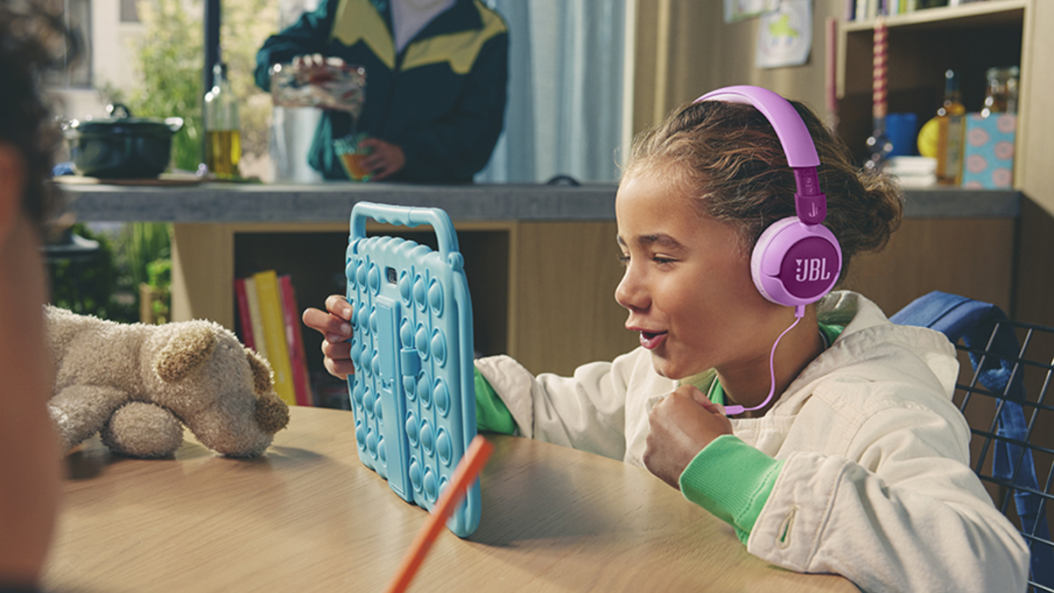 JBL Junior 320 Wired Over-Ear Headphones - Purple