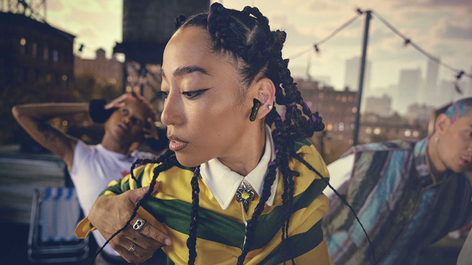 JBL Tune Beam 2 Adaptive Noise Cancelling True Wireless In-Ear Headphones - Black