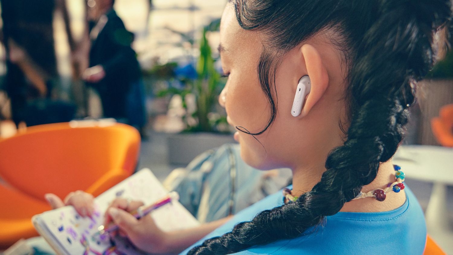 JBL Tune Flex 2 Adaptive Noise Cancelling True Wireless In-Ear Headphones - White