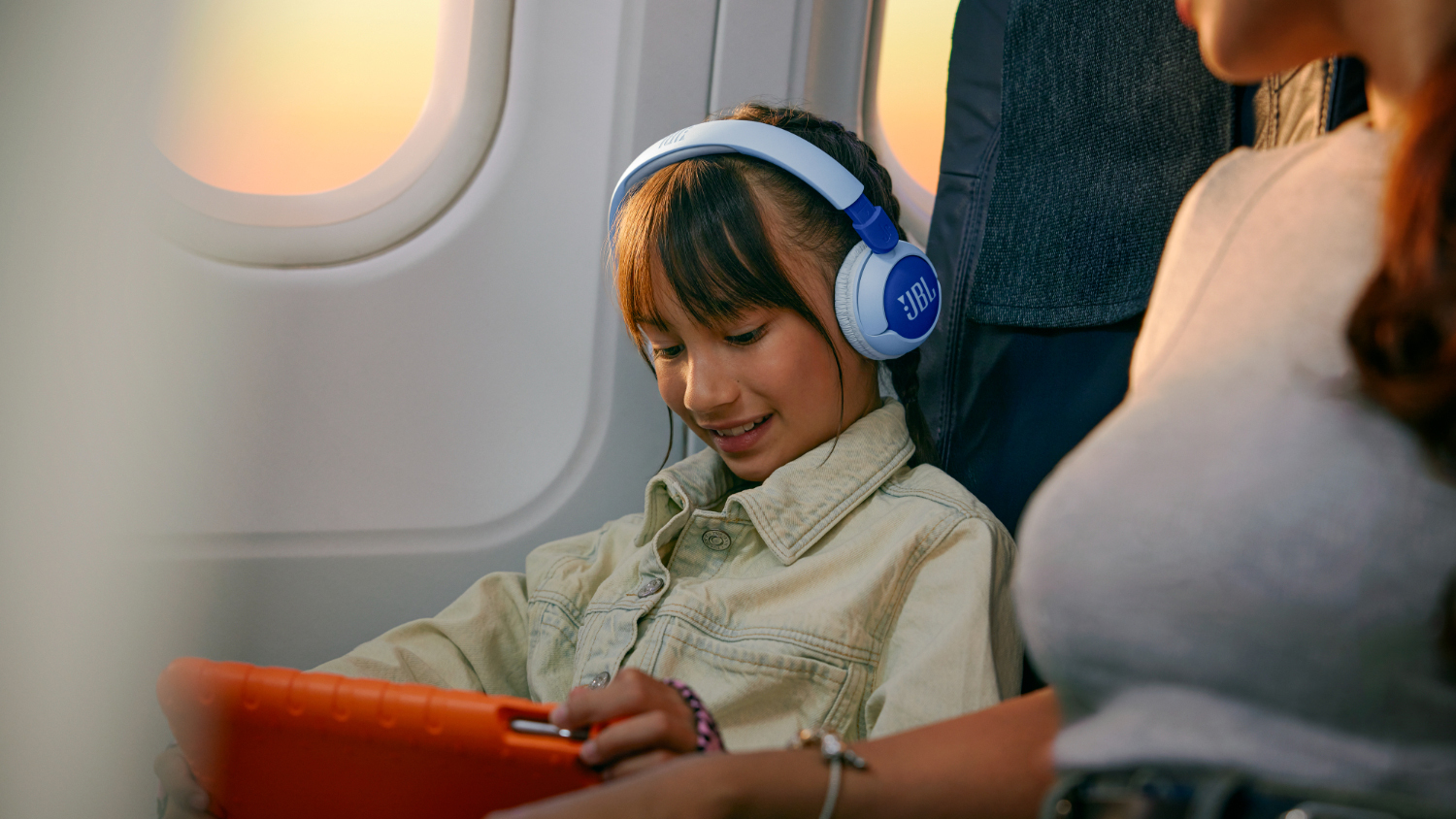 JBL Junior 320 Wireless Over-Ear Headphones - Blue