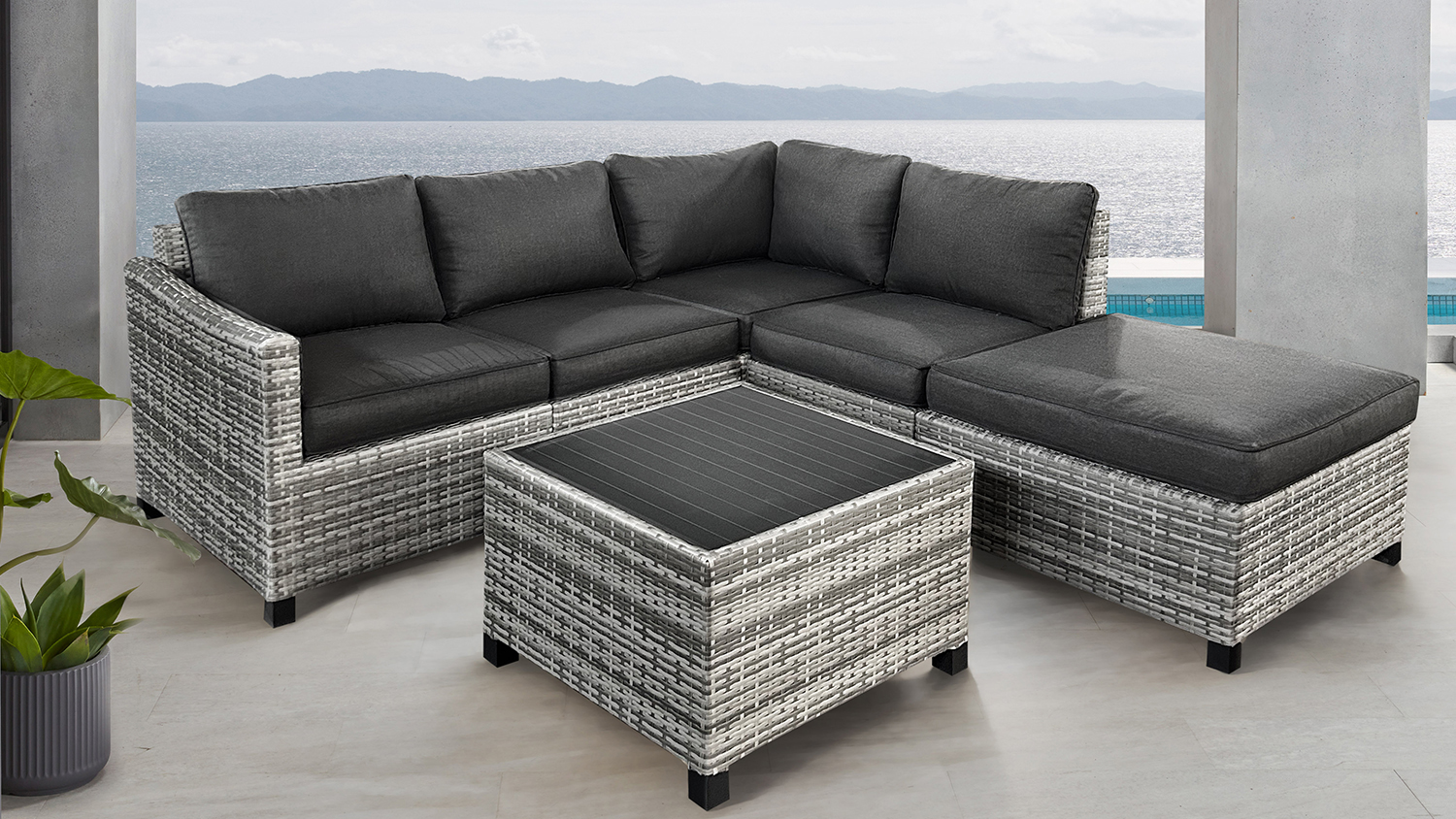 Outdoor Lounge Suite Tahiti Outdoor Corner Lounge Suite Harvey