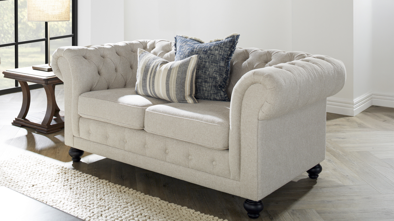 Royalty 2 Seater Fabric Sofa