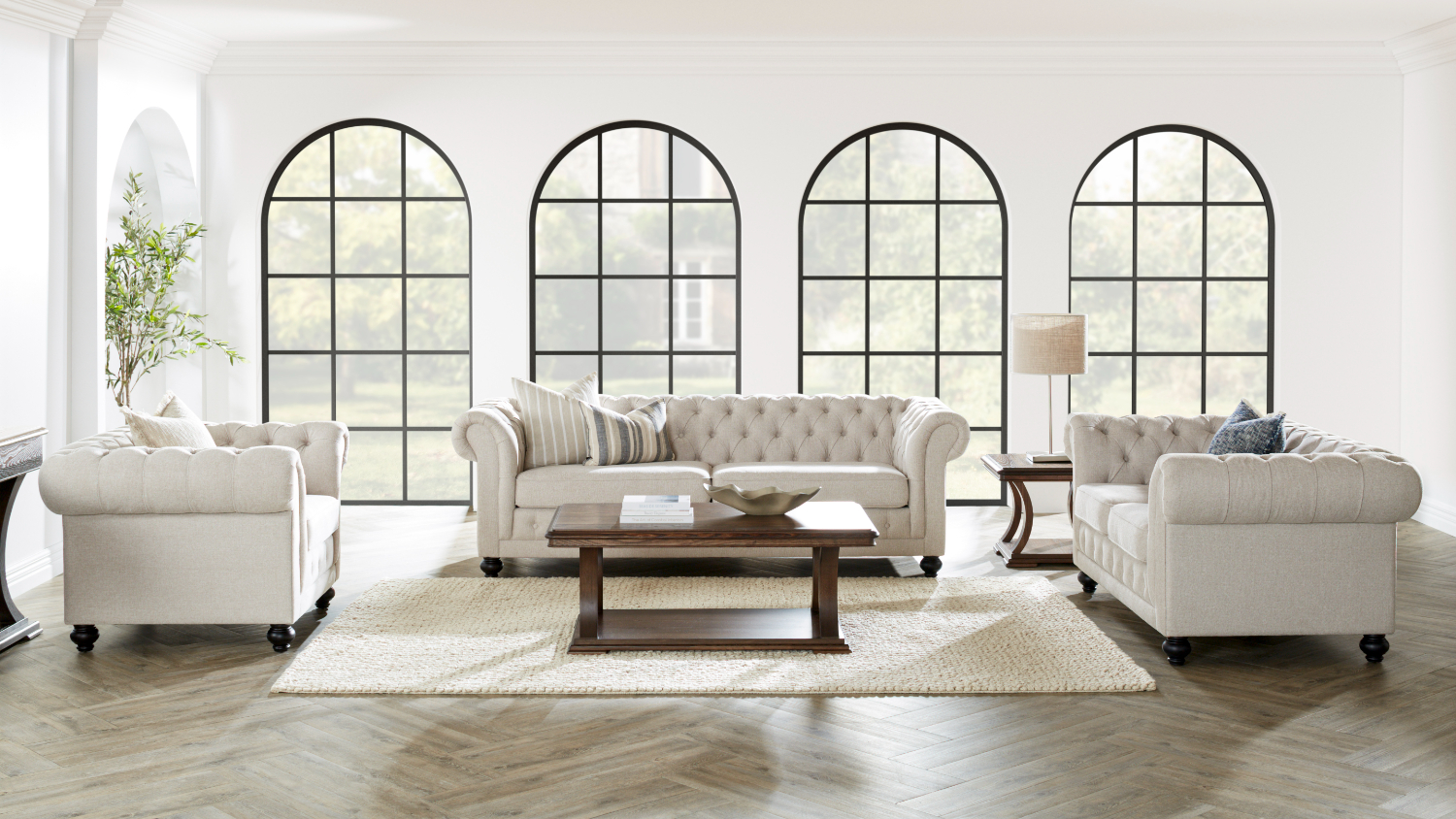 Royalty 2 Seater Fabric Sofa