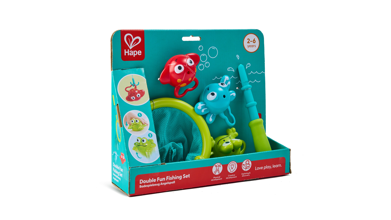 Hape Double Fun Fishing Toy Set 5pcs.