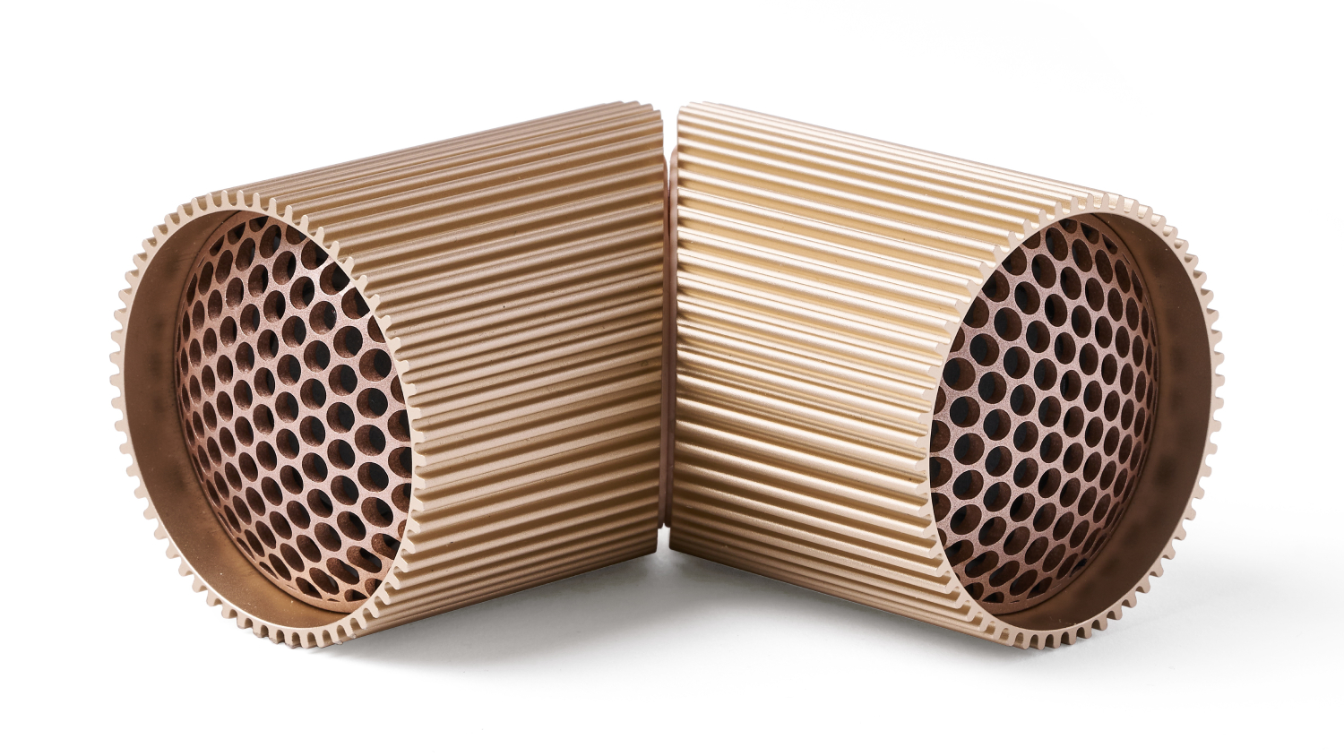 Lexon Ray Magnetic Speaker Set - Vivid Gold