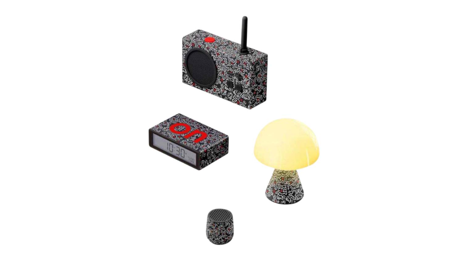 Lexon X Keith Haring Décor Gift Set - Love Black