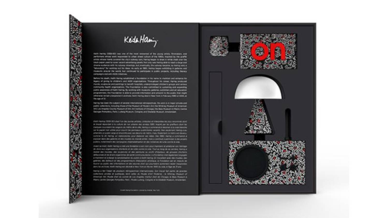 Lexon X Keith Haring Décor Gift Set - Love Black