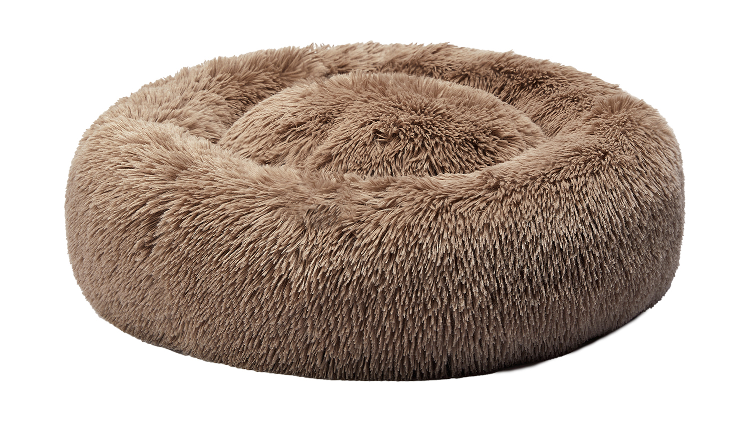 PaWz Donut Calming Pet Bed 60 x 60cm - Taupe