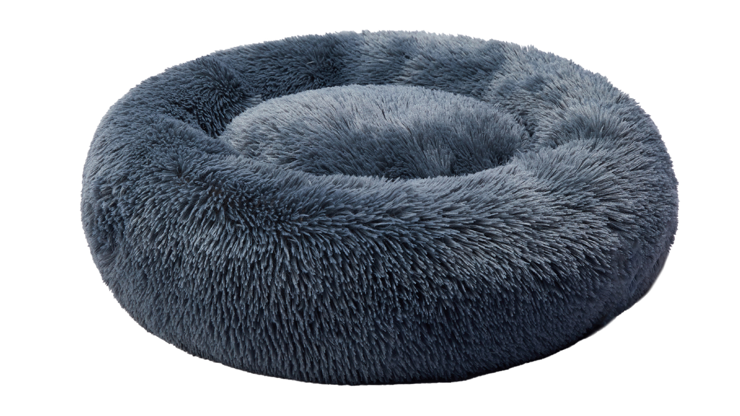 PaWz Fluffy Donut Calming Pet Bed 120 x 27cm - Blue