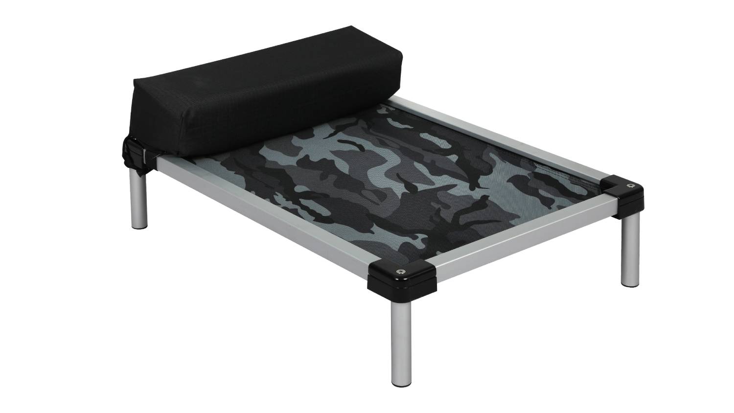 PaWz Outdoor Elevated Mesh Dog Bed with Aluminium Frame, Pillow Medium-Cream