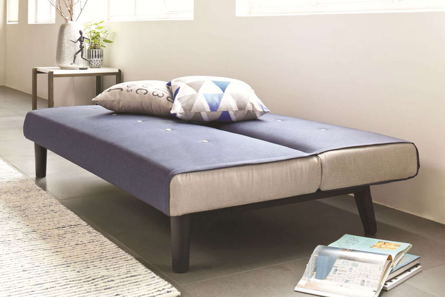 Oslo Sofa Bed blue Harvey Norman New Zealand