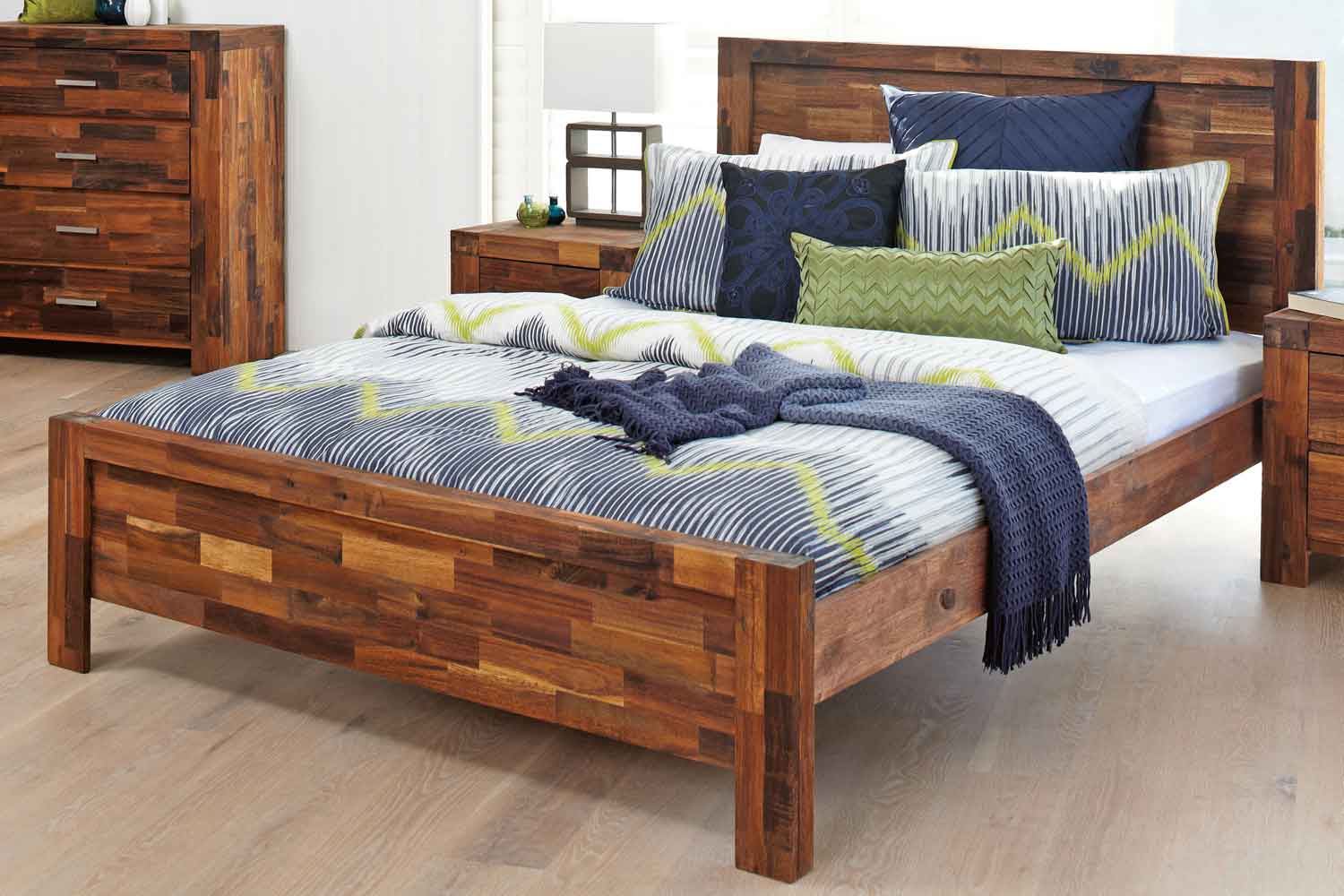 Solomon Queen Bed Frame by Nero Furniture Harvey Norman New Zealand