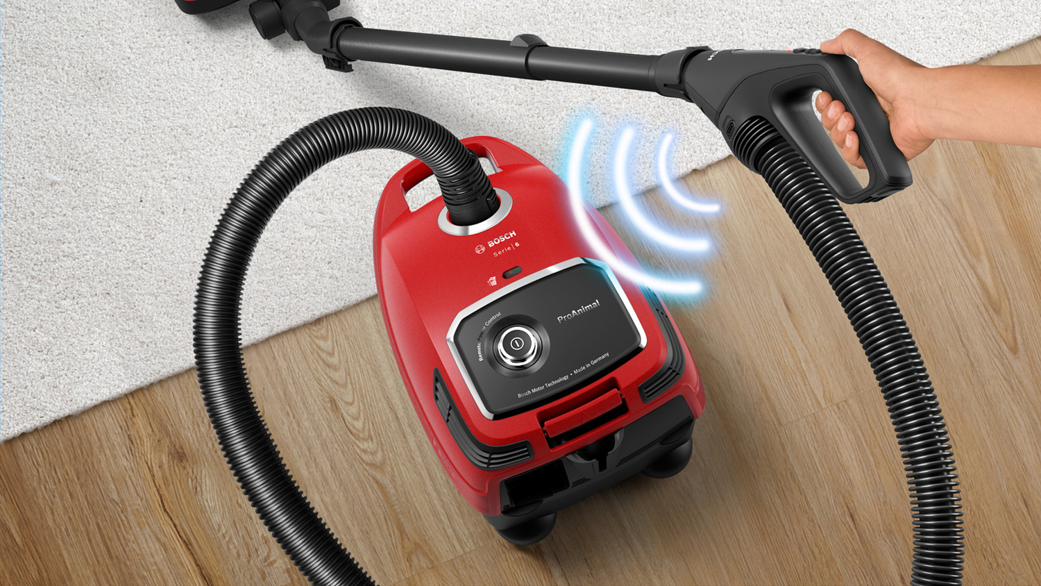 Bosch Series 6 ProAnimal Vacuum Cleaner - Red (BGL6PETAU)