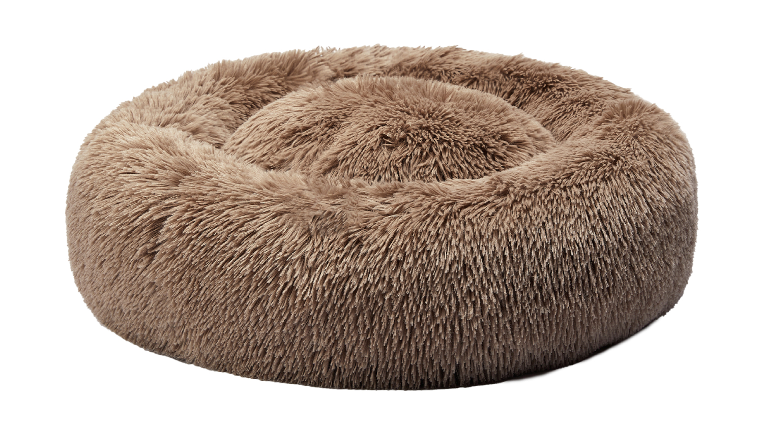 PaWz Donut Calming Pet Bed 80 x 80cm - Taupe