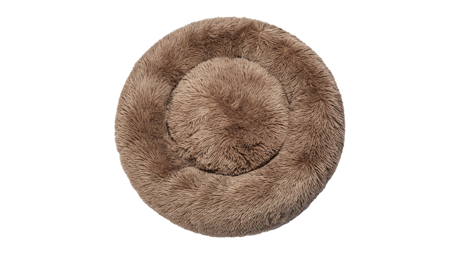 PaWz Donut Calming Pet Bed 80 x 80cm - Taupe
