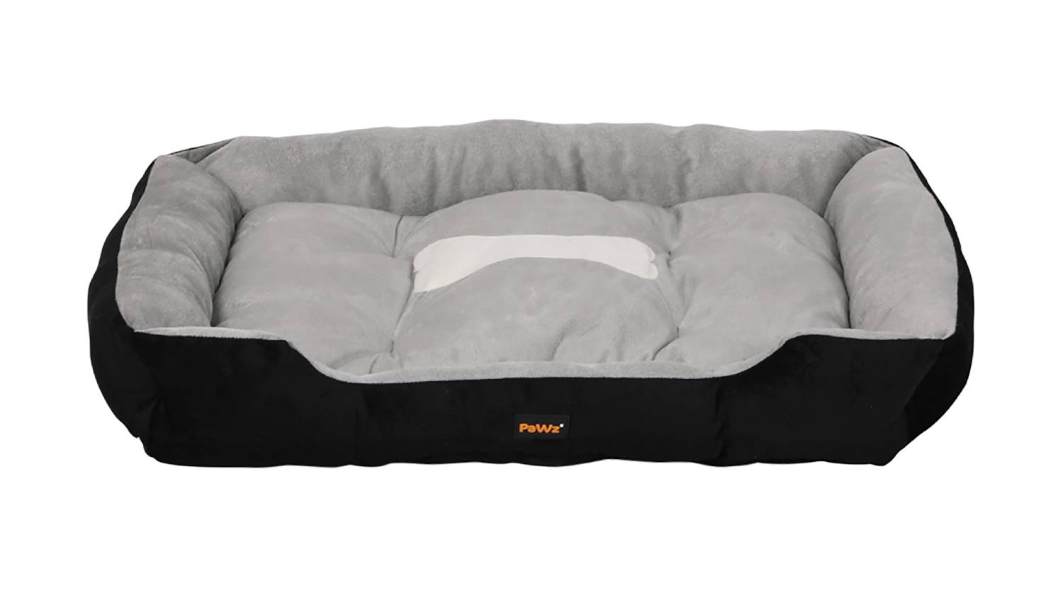 PaWz Heavy Duty Plush Pet Bed 56 x 72cm - Black